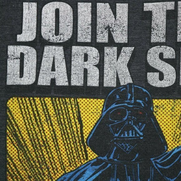 Star Wars Darth Vader Join The Dark‎ Side T-Shirt Shirt Gray S Small - Picture 7 of 9
